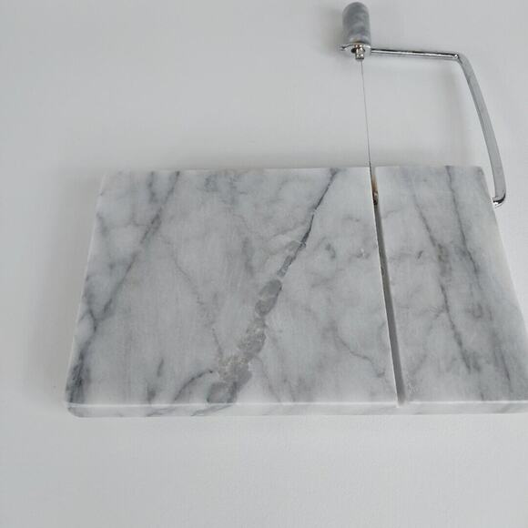 Marble Cheese Slicer Cutting Board Steel Wire 8" x 5" With Extra Cutting‎ Wires - Picture 3 of 6